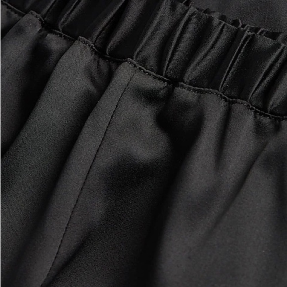 Express Satin Ruffle Sleep Shorts - Picture 5 of 6